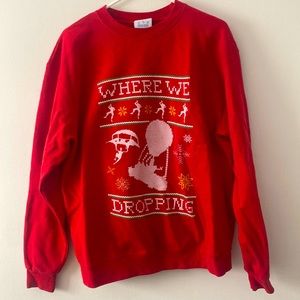 Barstool Sweatshirt “Where We Dropping” Limited Edition - Large